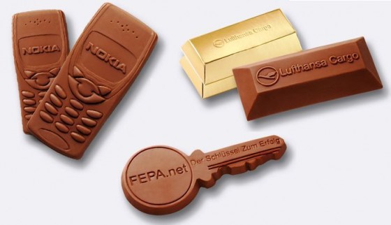 Aktuell sind schon viele Formen von Schokolade möglich, diese werden allerdings noch mit Formen gegossen. Werden 3D Drucker bald diese Aufgabe auch in Kleinstauflagen übernehmen?